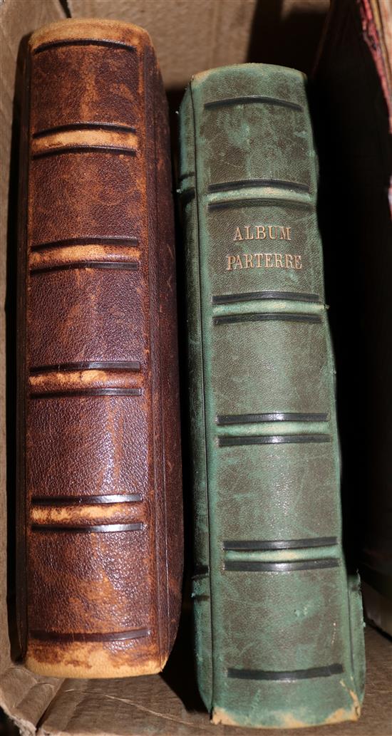 4 Victorian photograph & scrap albums